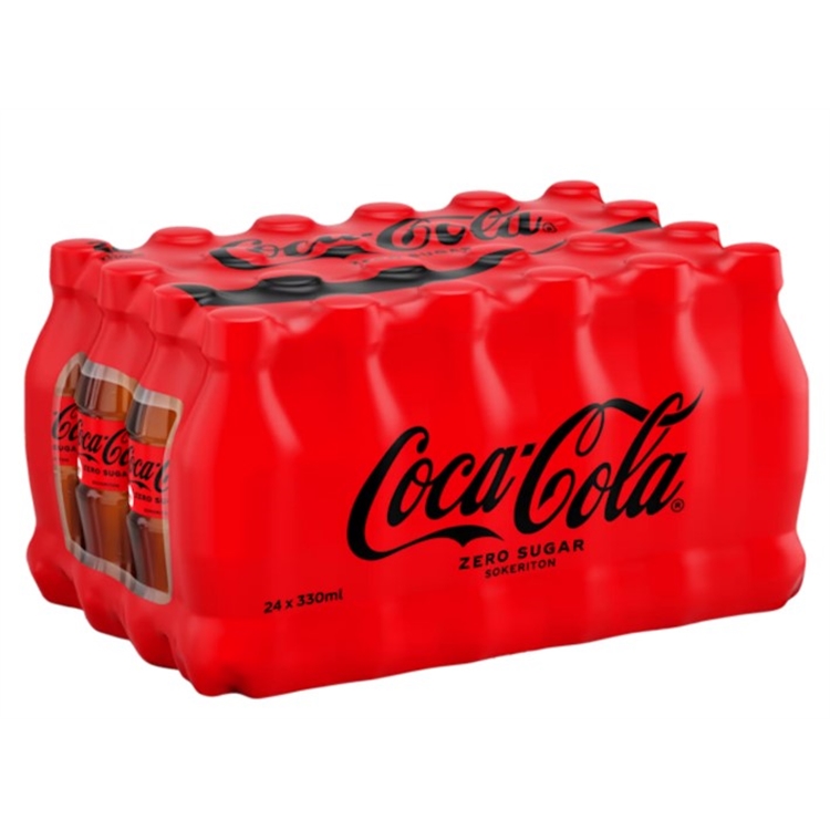 Virvoitusjuoma Coca-Cola Zero 0,33 L / 24 kpl (ei sis pantti)
