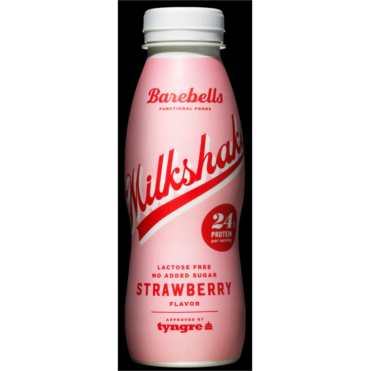 Proteiinipirtelö Barebells mansikka laktoositon 330 ml /8 kpl - ei lisättyä sokeria