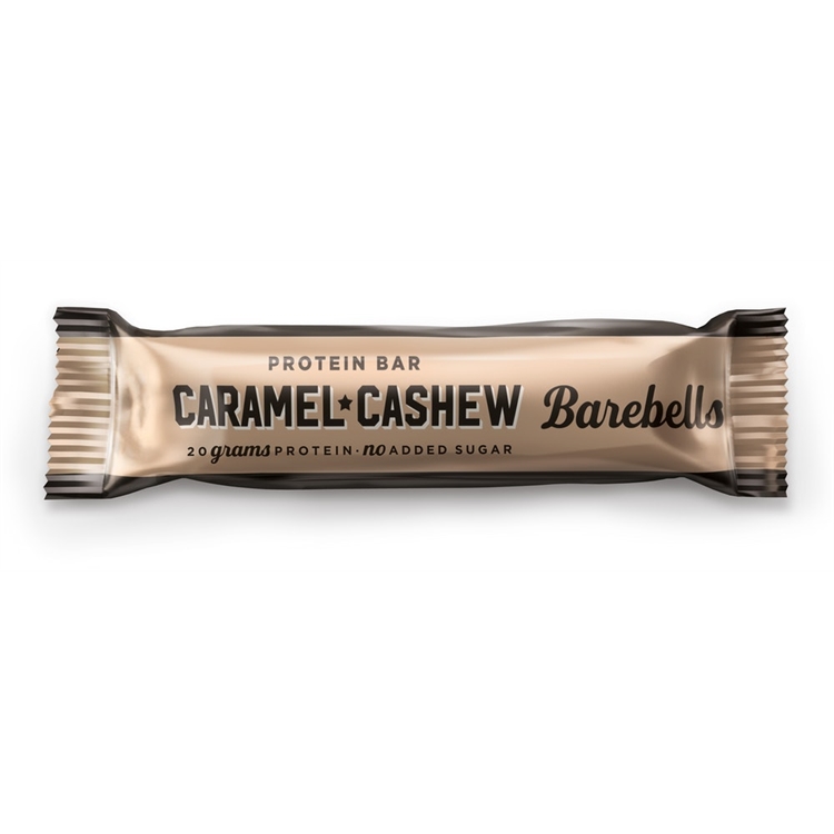 Proteiinipatukka Barebells Caramel-Cashew 55g /12 kpl ltk - paljon proteiinia, ei lisättyä sokeria