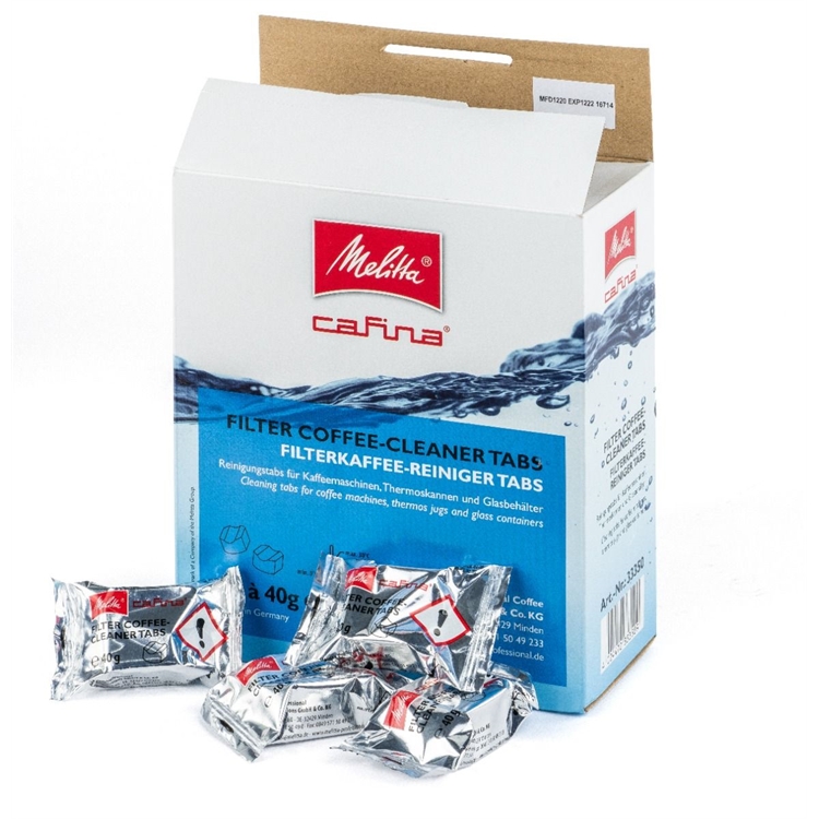 Puhdistustabletti Melitta suodatinkahvilaitteisiin 30 x 40 g