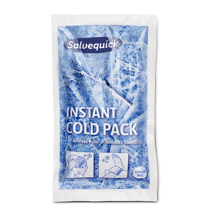 Kylmähaude Salvequick Instant Cold Pack /6 kpl - kylmäpussi kylmenee puristamalla, ilman pakastinta