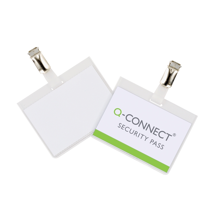 Turvakorttikotelo Q-CONNECT 60X90mm /25