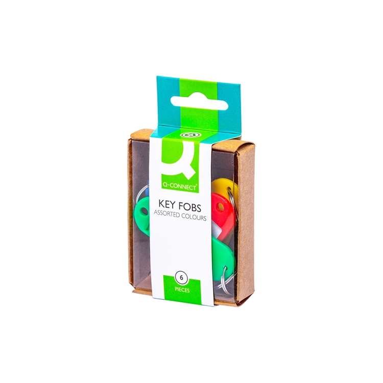 Avaimenperä Q-CONNECT värilajitelma /6