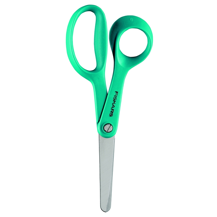 Askartelusakset lasten Fiskars 9993 vasen - pyöristetty turvakärki, terän pituus 5 cm