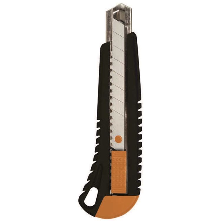 Pahviveitsi Fiskars 18mm - automaattinen terälukitus, turvallinen muotoilu