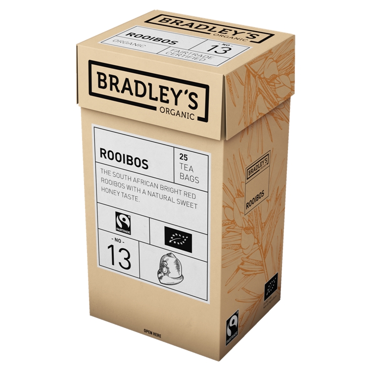 Tee Bradley's Organic Rooibos luomu 4 x 25 pss /100 pss ltk