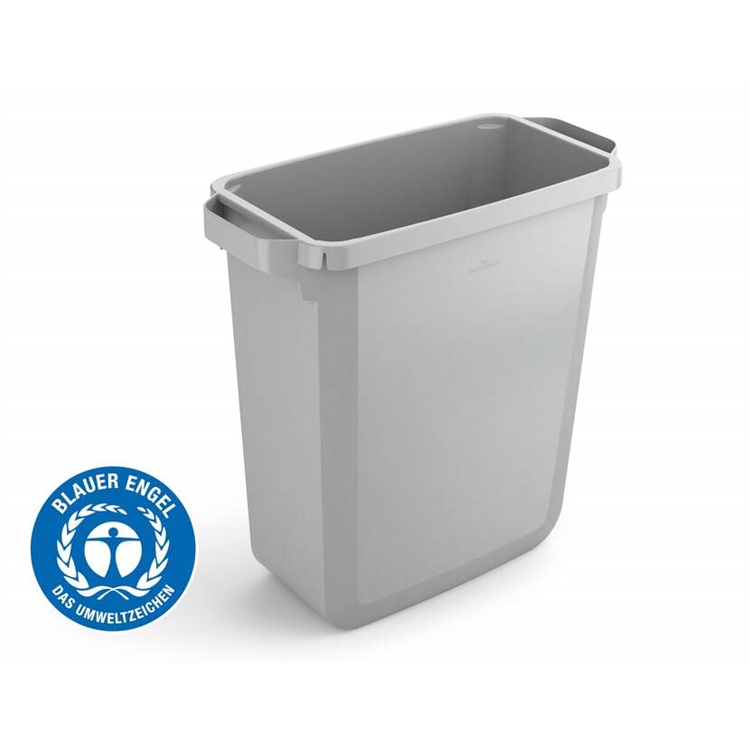 Jäteastia DURABIN® ECO harmaa 60 L - kierrätettyä muovia, Blue Angel -sertifioitu