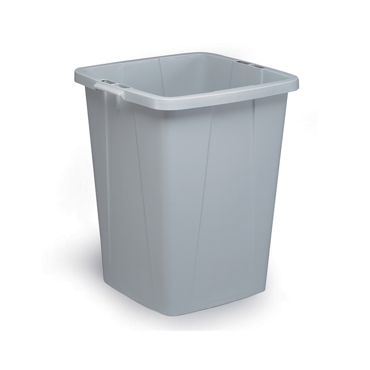Jäteastia DURABIN® harmaa 90 L - sopii myös kuljetukseen ja varastointiin, elintarviketurvallinen