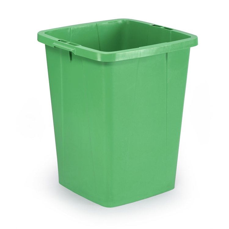 Jäteastia DURABIN® vihreä 90 L - sopii myös kuljetukseen ja varastointiin, elintarviketurvallinen