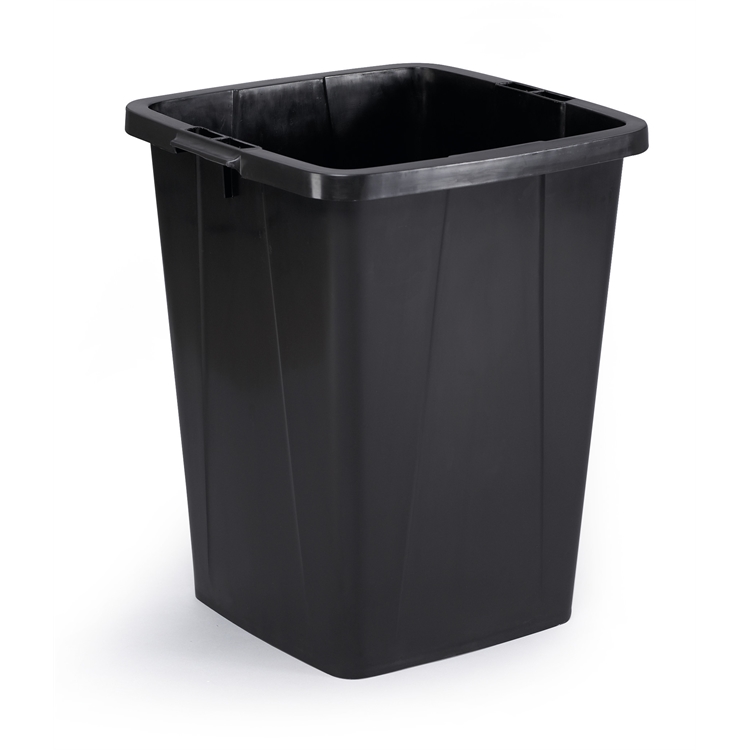 Jäteastia DURABIN® musta 90 L - sopii myös kuljetukseen ja varastointiin