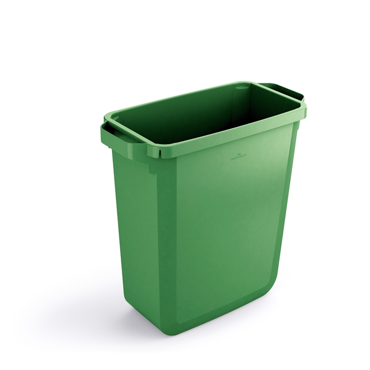 Jäteastia DURABIN® vihreä 60 L - sopii myös kuljetukseen ja varastointiin, elintarviketurvallinen