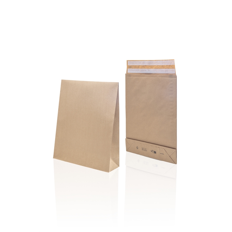 Tuplapussi e-green 350x450x80/200 ruskea