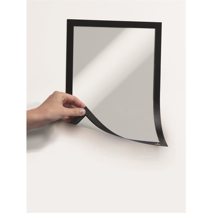 Magneettikehys / infokehys Durable Duraframe Magnetic A4 musta /5 kpl pkt - tarttuu magneettisesti