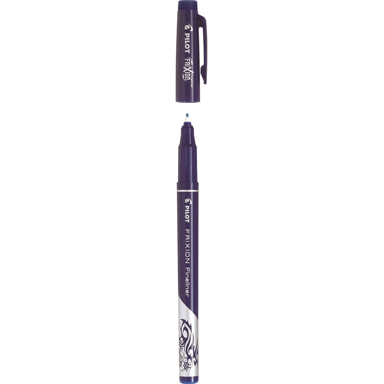 Huopakynä Pilot Frixion Fineliner sininen - poispyyhittävissä