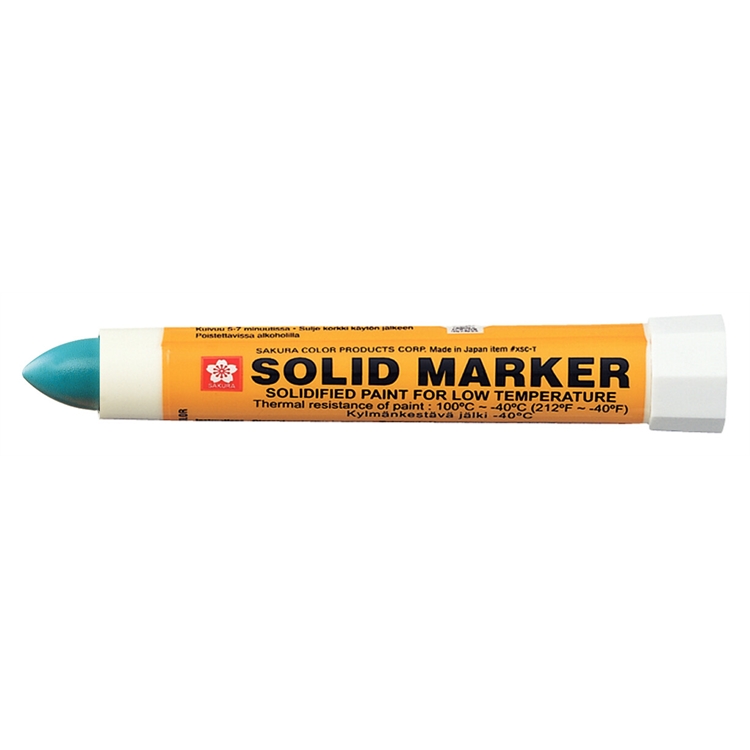 Maalikynä Sakura Solid Marker XSC-T vihreä - erinomainen säänkesto, jopa -40°C