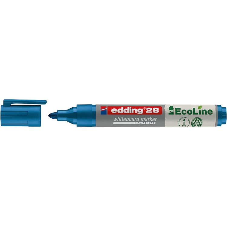 Taulutussi edding 28 Ecoline 1,5-3mm sininen - 90 % kierrätysmateriaalia, ilmastoneutraali