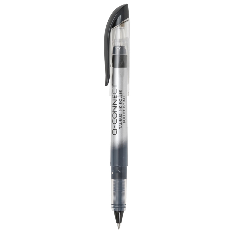 Kuulamustekynä Q-CONNECT Taurus 0,7 mm musta