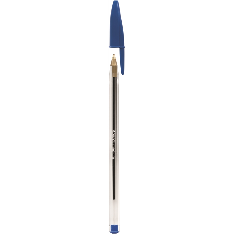 Kuulakärkikynä Bic Cristal M sininen - arkistokelpoinen muste