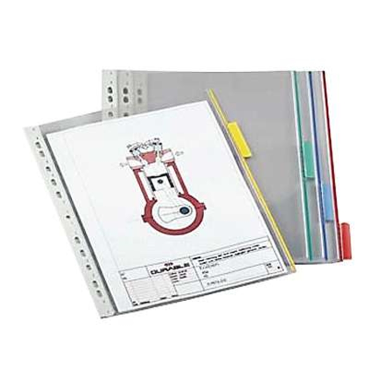 Selailutelineen tasku Durable Function 5607 vihreä /5 kpl