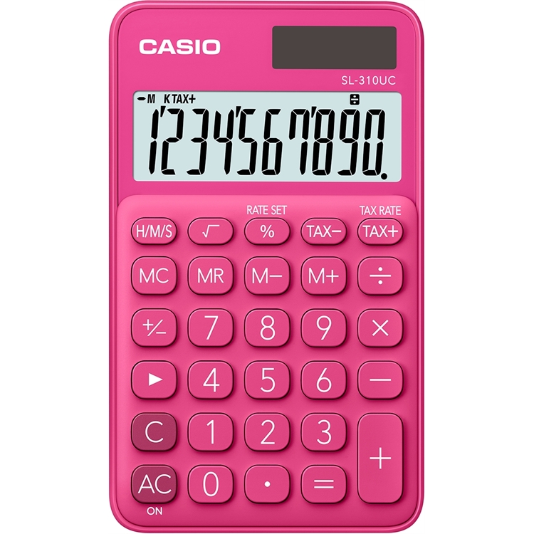 Nelilaskin Casio SL-310UC-RD punainen