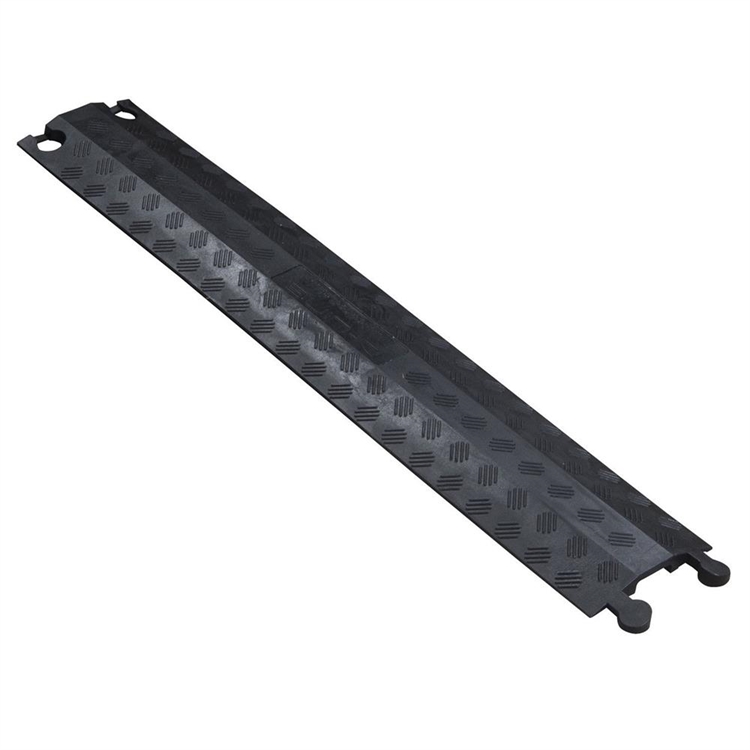 Peitelista kaapelille lattiaan D-Line Drive-over 765mm musta