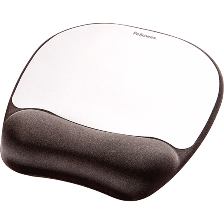Hiirialusta/rannetuki Fellowes Memory Foam hopea