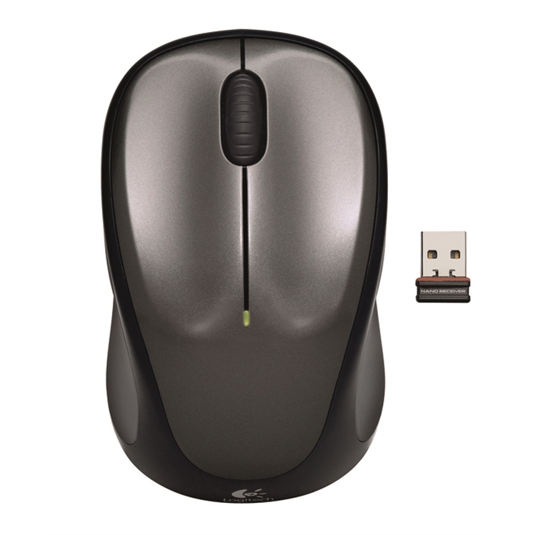 Hiiri Logitech M235 optinen langaton harmaa - toimintasäde n 10 m, soveltuu oikea- ja vasenkätisille