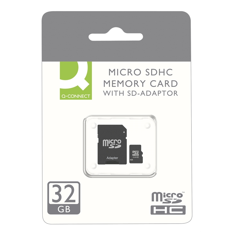 Muistikortti Q-CONNECT Micro SDHC 32 GB Class10