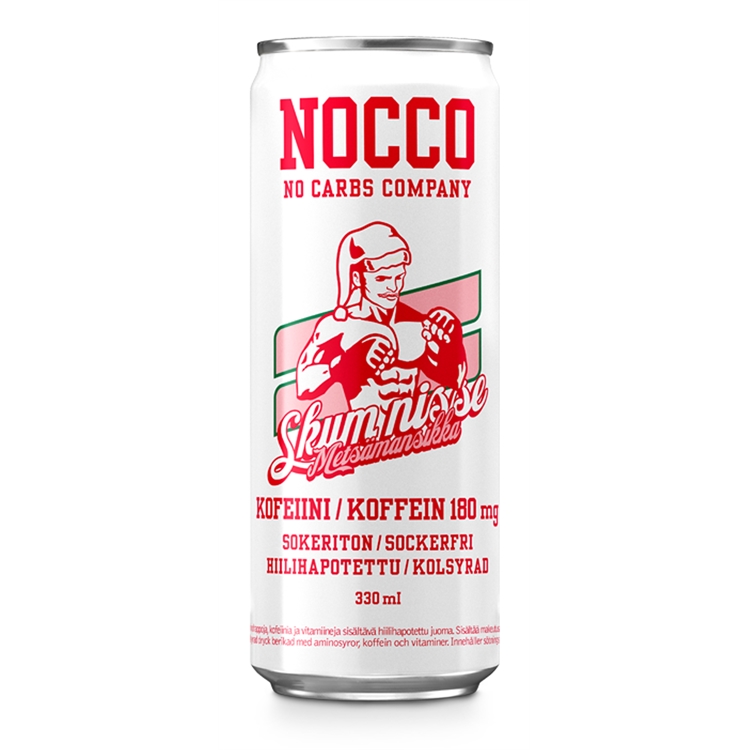 Energiajuoma Nocco BCAA Skum Nisse 330ml (ei sis pantti) - metsämansikkaa, kofeiinia, aminohappoja