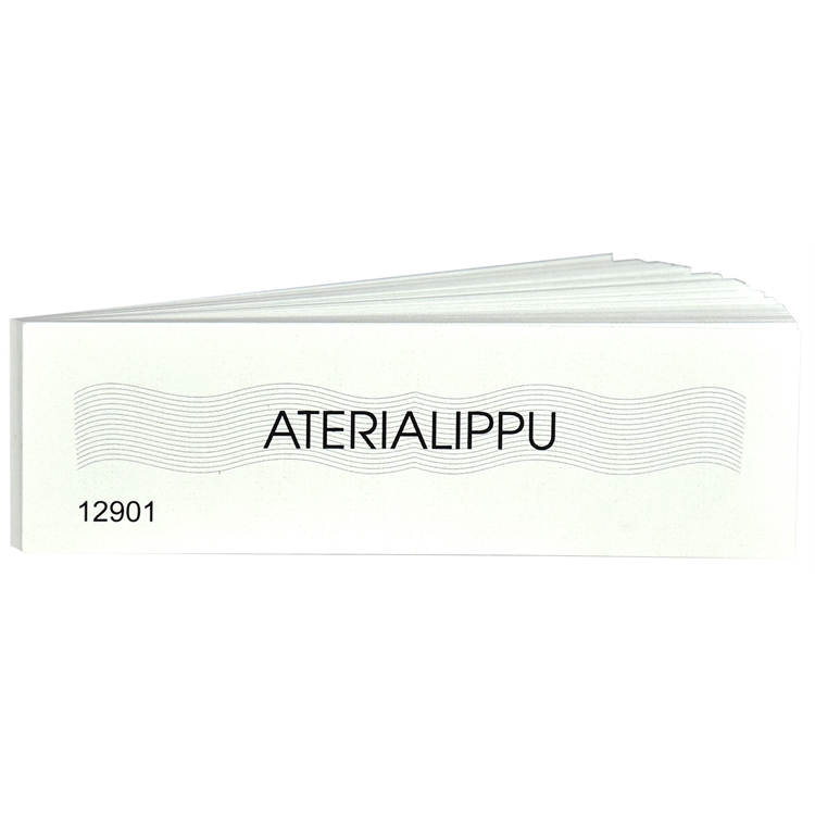 Aterialippu 100 numeroitua lippua