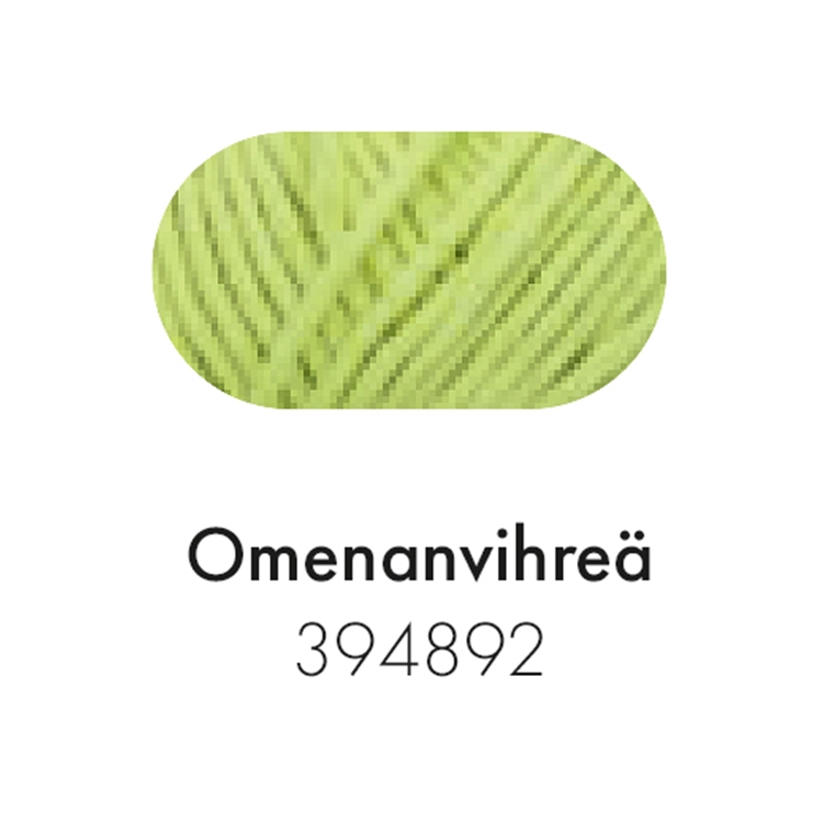 Neulelanka Mez Your Cotton 50G omenanvihreä