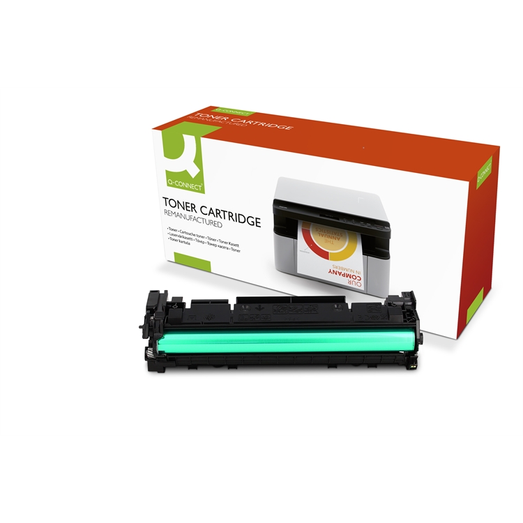 Laservärikasetti Q-CONNECT HP W1350A musta 1,1K