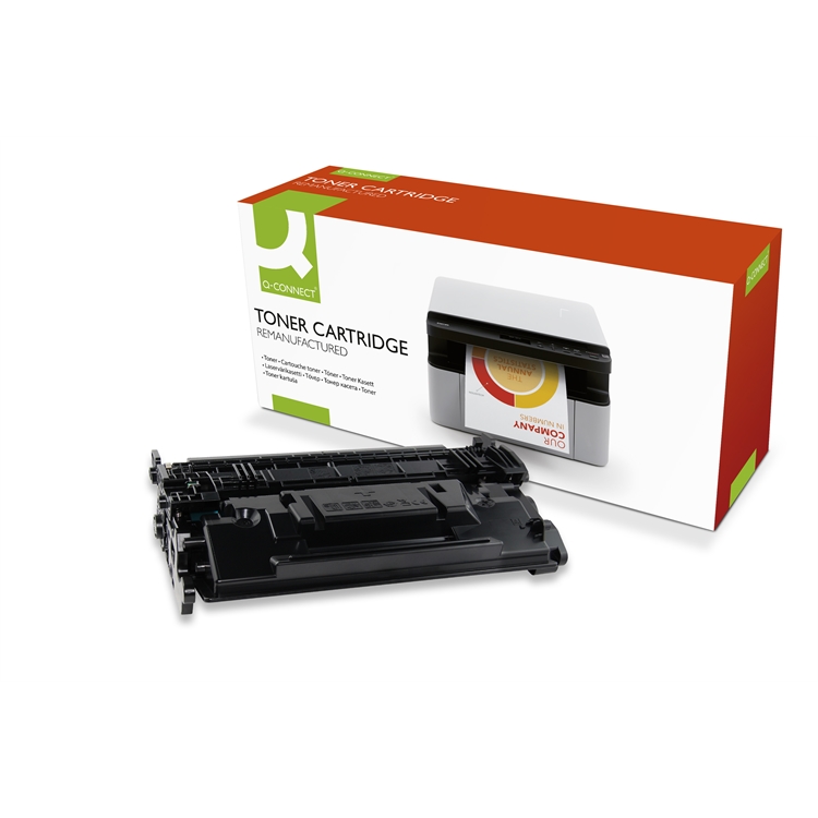 Laservärikasetti Q-CONNECT HP CF287X musta 24K