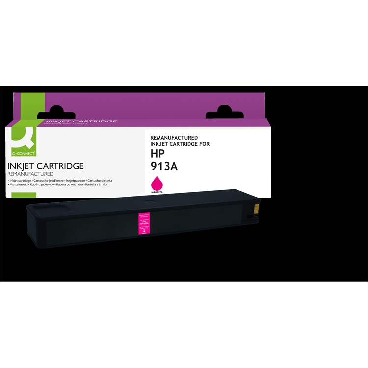 Mustekasetti Q-CONNECT HP F6T78AE /913A punainen