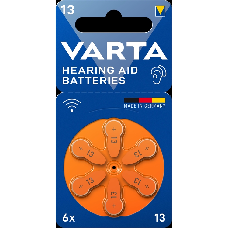 Paristo Varta Hearing Aid Batteries 13/6 - elohopeaton paristo kuulolaitteille