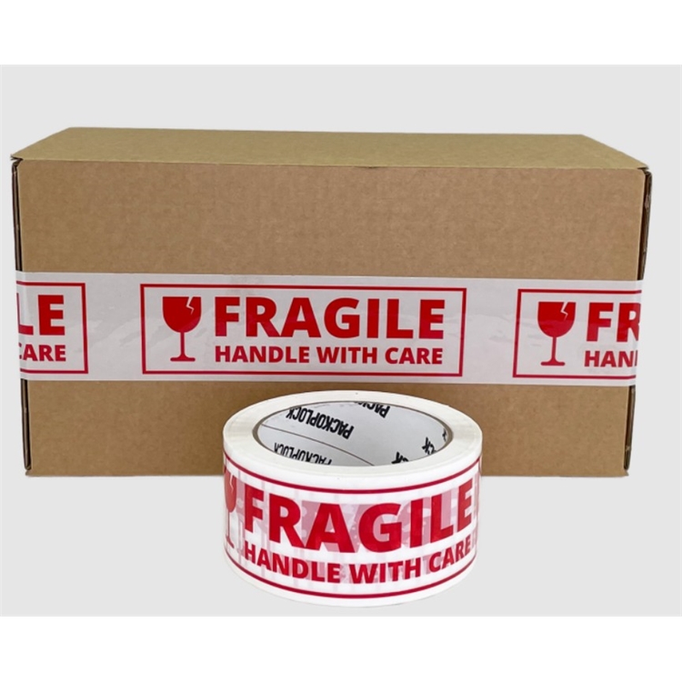 Huomioteippi Fragile Handle with care - särkyvää käsiteltävä varovasti