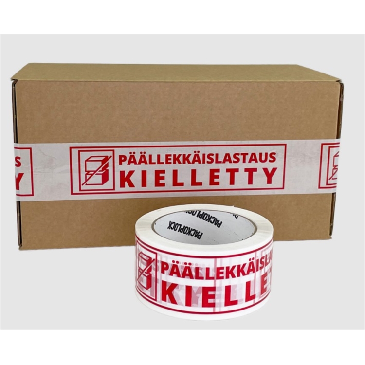 Huomioteippi Päällekkäislastaus kielletty