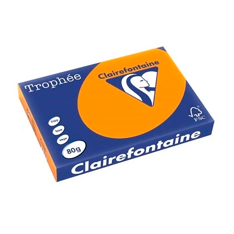 Kopiopaperi Trophée 80G A3/500 kirkas oranssi