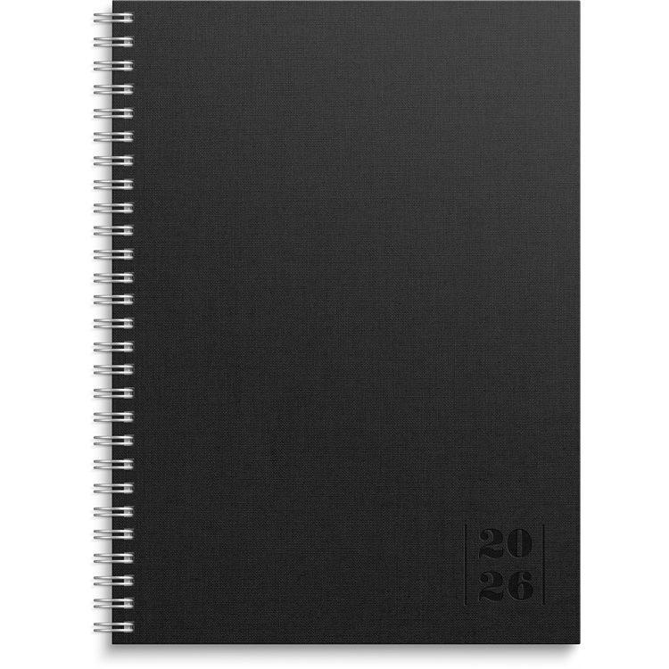 Kalenteri 2026 Business Textile musta
