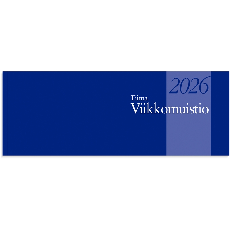Kalenteri 2026 Tiima 7 Viikkomuistio liimattu