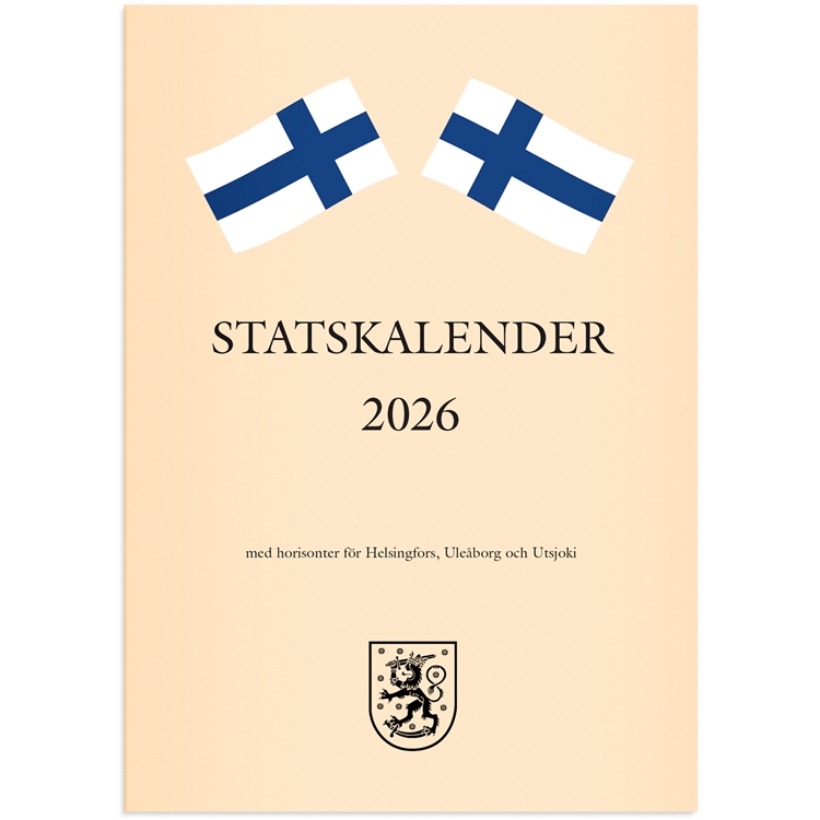 Kalenteri 2026 Statskalender ruotsinkielinen