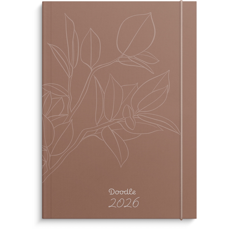 Kalenteri 2026 Doodle sidottu