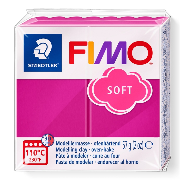 Askartelu- ja muovailumassa Staedtler Fimo Soft 57 g effect light pink - uunissa kovetettava