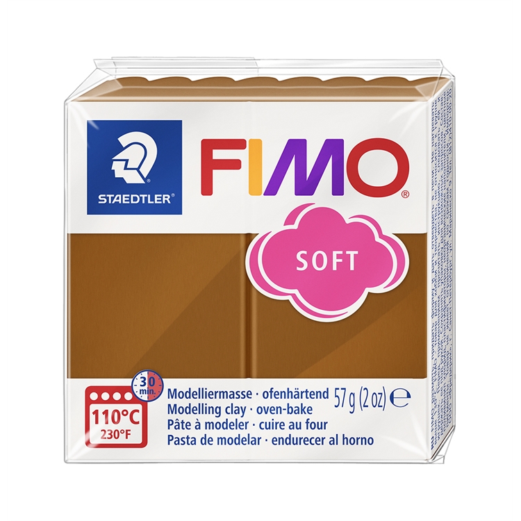 Askartelu- ja muovailumassa Staedtler Fimo 57 g soft caramel - uunissa kovetettava