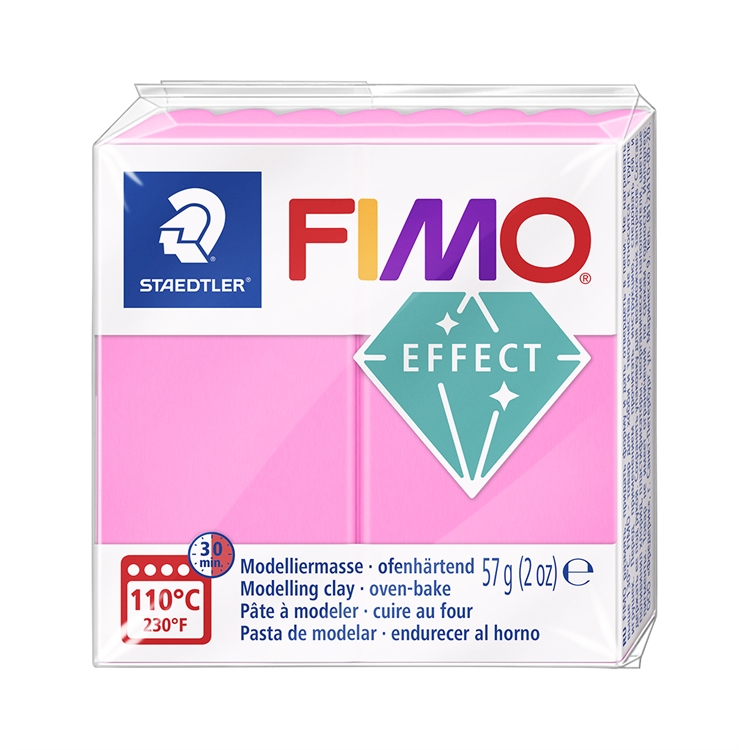 Askartelu- ja muovailumassa Staedtler Fimo 57 g effect neon fuchsia - uunissa kovetettava