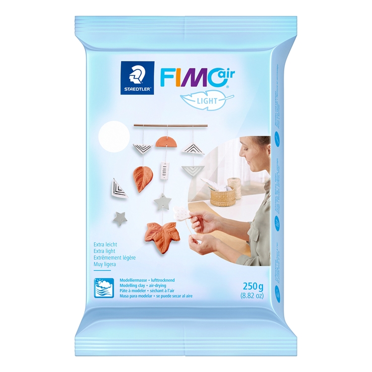 Askartelu- ja muovailumassa Staedtler Fimo Air light 250g white - ilmakuivaus tai mikrossa 10 min