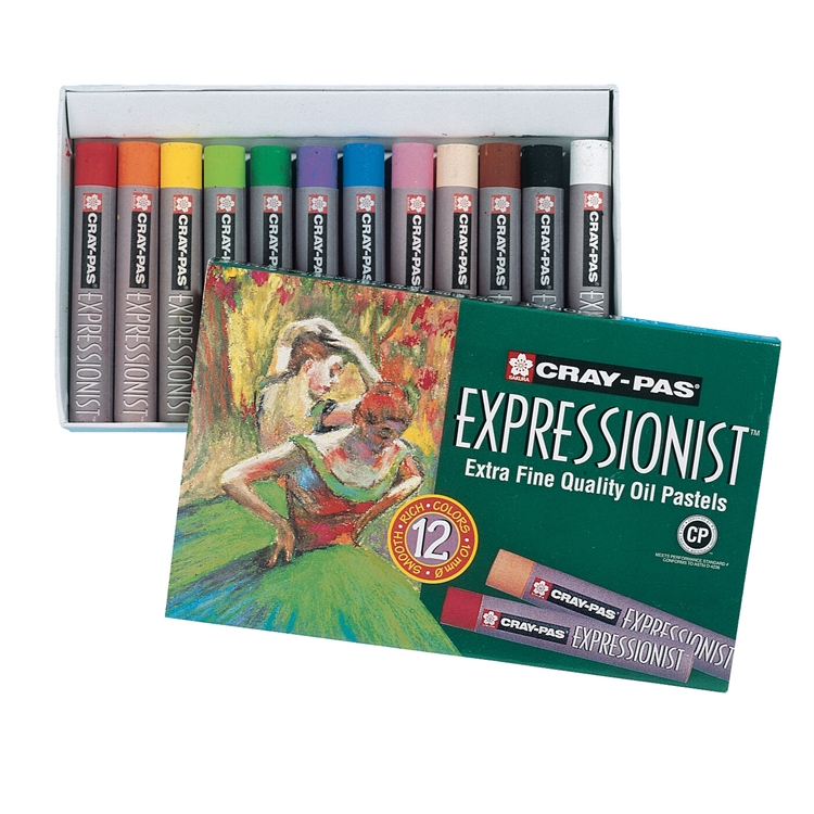 Öljypastelliliitu Sakura Cray-Pas Expressionist XLP-12 /12 - erittäin laadukas, vaativaan käyttöön