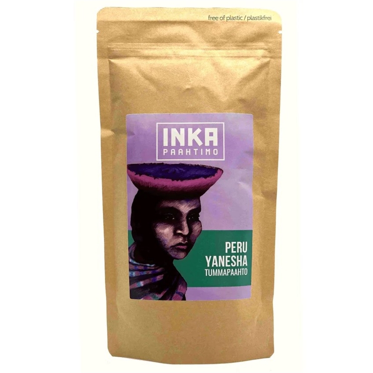 Kahvi Inka Peru Yanesha papu 1 kg - tummapaahto, pehmeä, pähkinäinen, suklainen