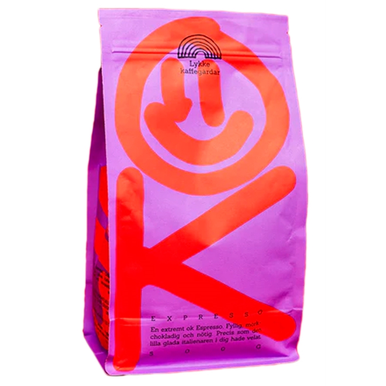 Kahvi Lykke OK Ciao espresso papu 3 kg - piipputupakan, luumun ja maapähkinävoin vivahteita