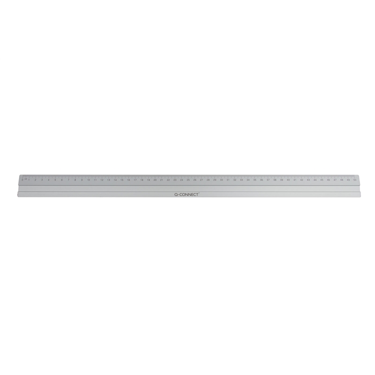 Alumiiniviivain Q-CONNECT 50 cm